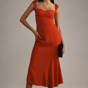 Reformation Bryson Dress - Red - Size 6